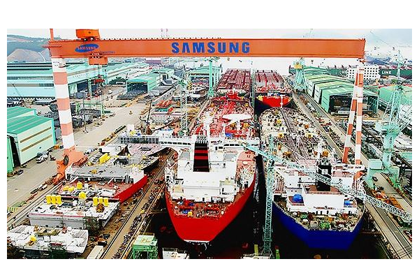 全球十大造船集團 韓國現代重工位列榜首，年收高達百億美金