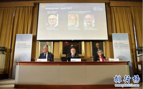 2017諾別爾物理學獎得主 三人因引力波獲獎(證實愛因斯坦預言)