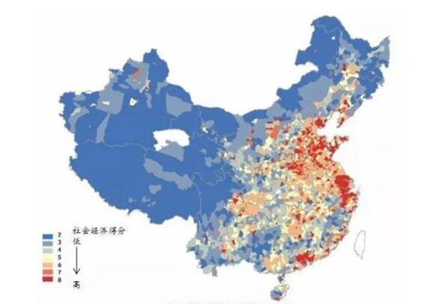 2018年中國前100城市地均GDP排名