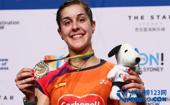 女子羽毛球世界第一西班牙馬林