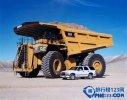 世界上最大的卡車,卡特彼勒797(輪胎直徑4.03m)