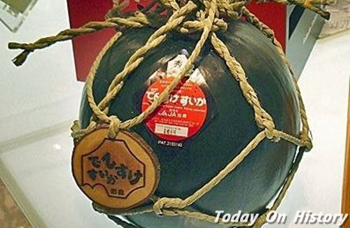 世界上最貴的西瓜densuke黑皮西瓜圖片