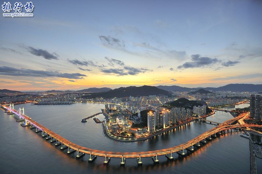 韓國十大城市排名:韓國最大的城市首爾釜山第二