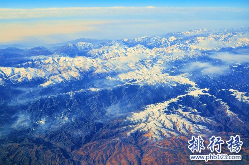 中國最長的山脈,崑崙山脈全長2500千米（也是中國第一神山）