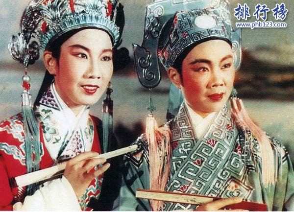 中國五大戲曲劇種：京劇、越劇、黃梅戲、評劇、豫劇