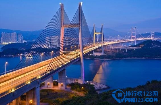 青馬大橋，中國 – $13.5億美元
