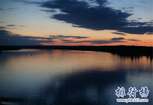 世界上最長的內流河,伏加爾河（全長3692千米/138萬平方千米）