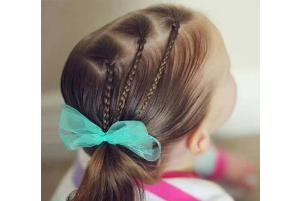 3歲兒童短髮簡單編髮