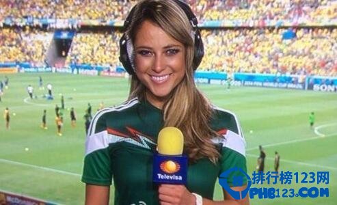 巴西世界盃：十大最受歡迎美女主播!