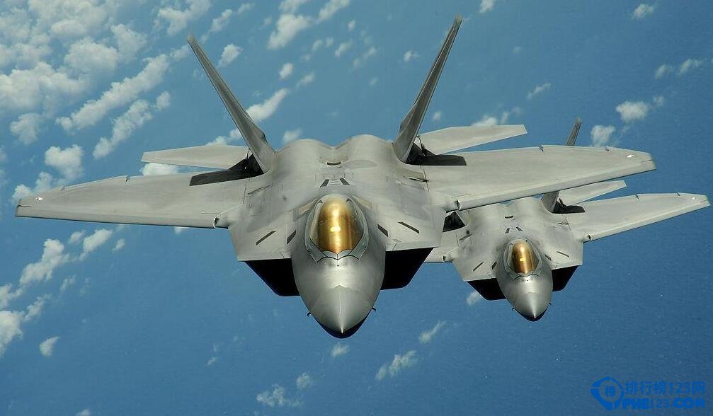 第1名——F/A-22“猛禽”：當前空戰能力評分：38.8