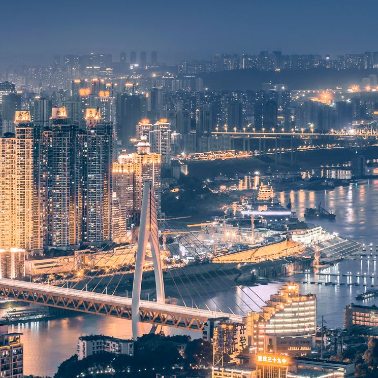 中國一線城市面積排名前十