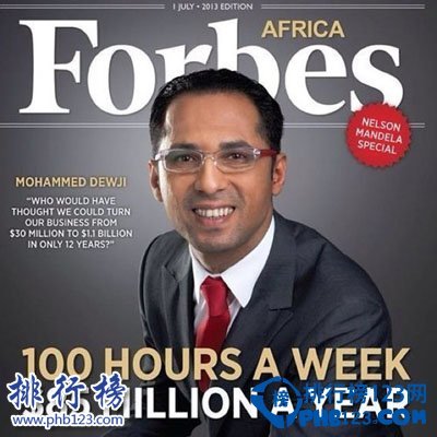 2018坦尚尼亞富豪排行榜：首富穆罕默德·德沃基財產15億美元