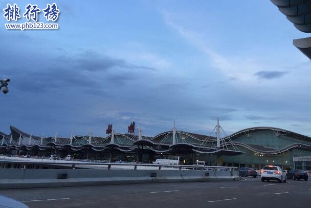中國十大機場旅客吞吐量排名：浦東第二 首都機場吞吐量近億