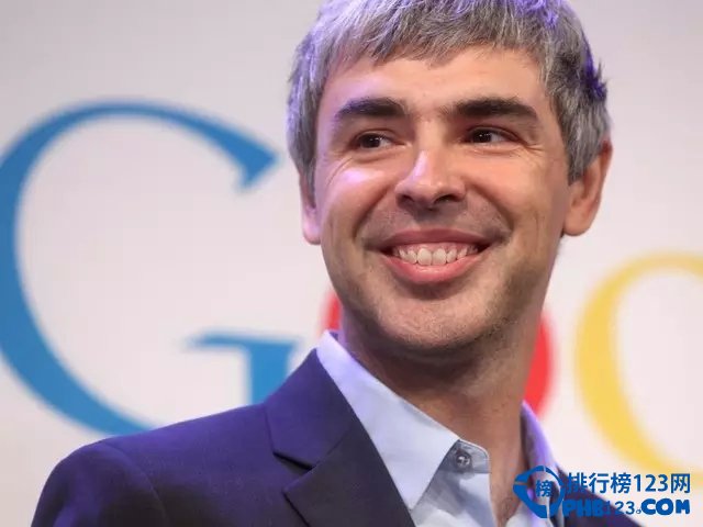 全球十大科技富豪榜第5名：Larry Page
