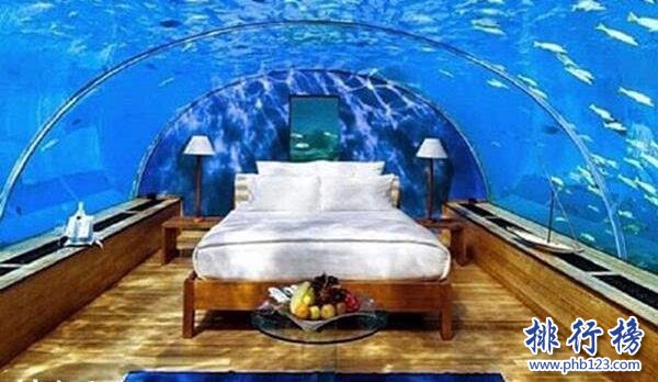 杜拜水下酒店,與魚共眠一晚3.6萬(世界唯一十星級酒店)