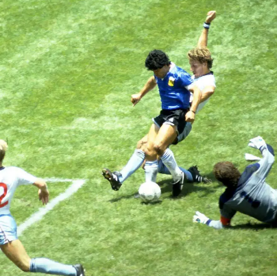 1986世界盃1/4決賽—阿根廷2:1英格蘭