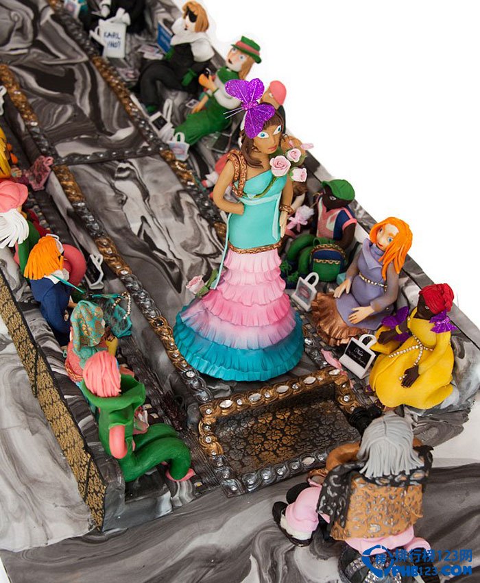世界上最貴的蛋糕 4000多顆寶石做裝飾