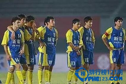 中國十大足球城市排行榜