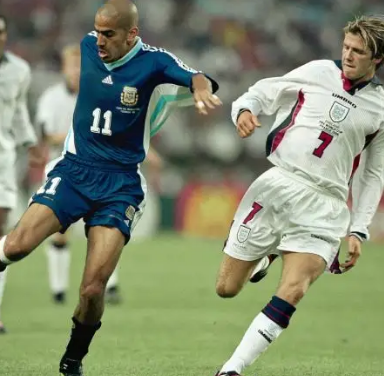 1998世界盃1/8決賽—阿根廷2:2英格蘭（點球4:3）